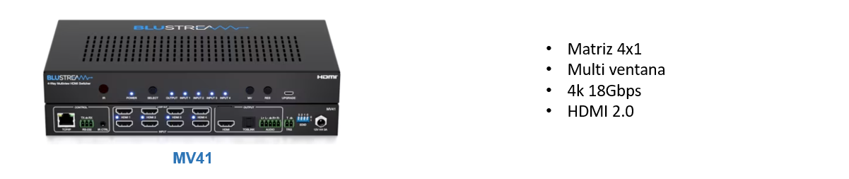 Blustream MV41 Multi ventana