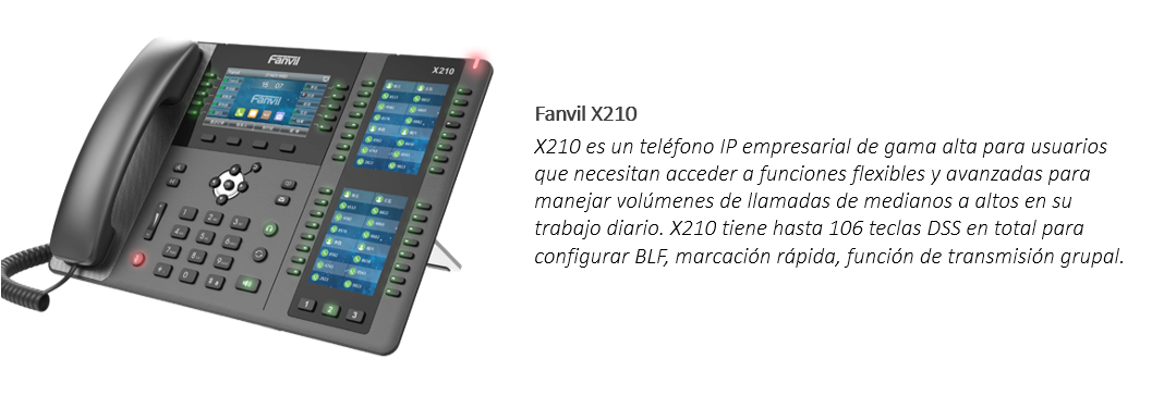 Fanvil X210 IP empresarial